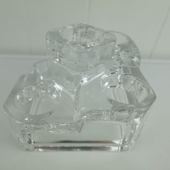 PartyLite Crystal Castle 5 Tier Votive Tea Light Candle Holder - Picture 3 of 12